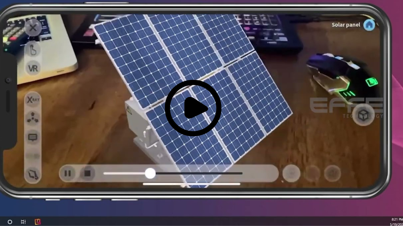 ar solar panel app development