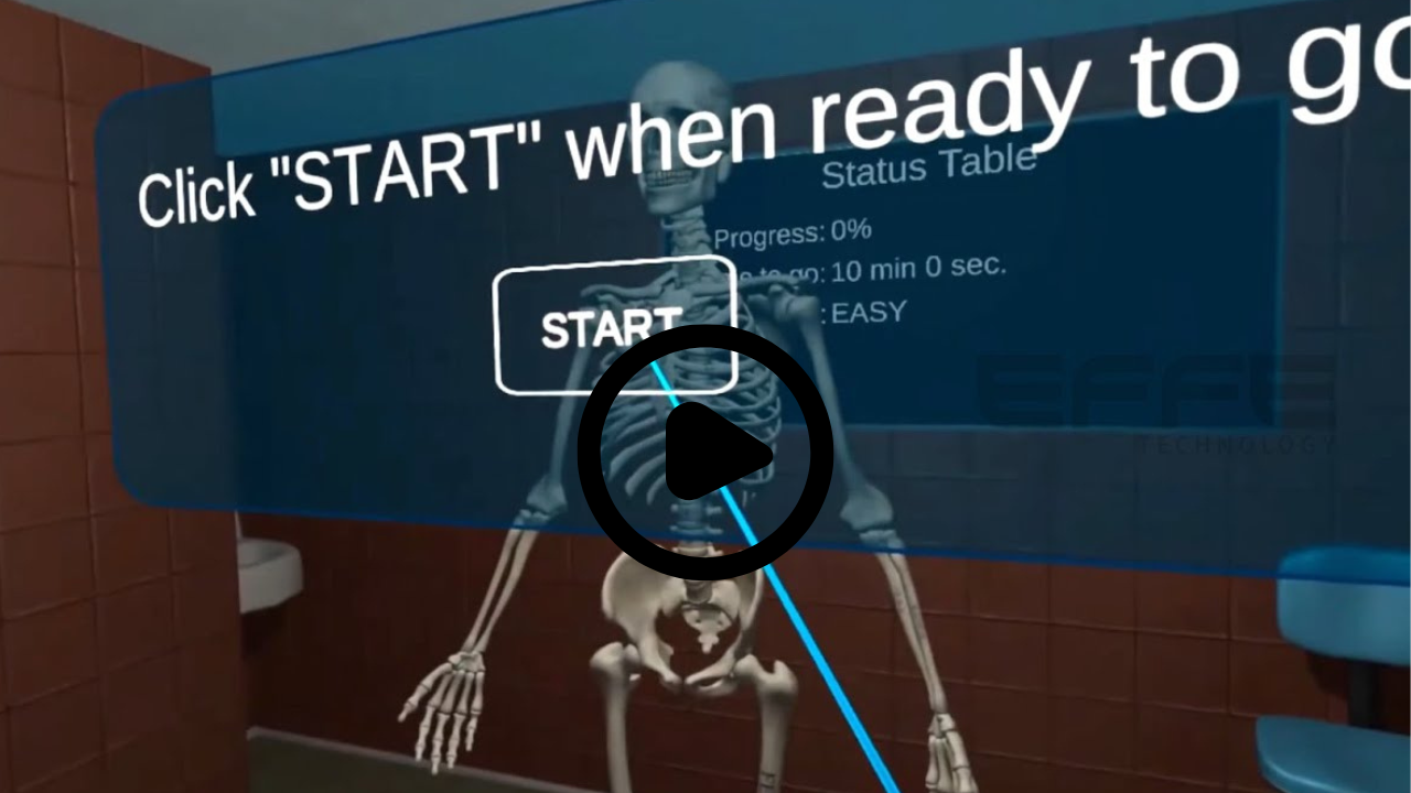 VR Medical Training on Human Anatomy