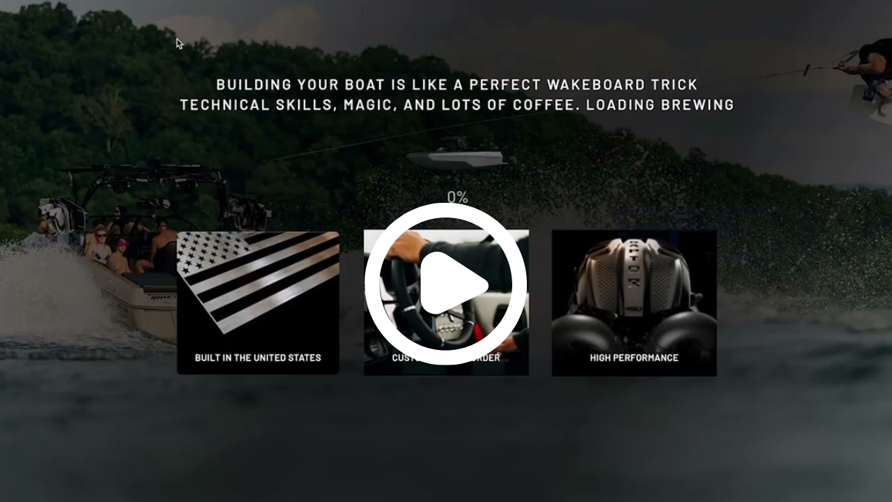 3d realistic boat configurator