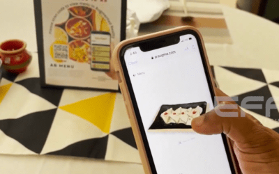 Portfolio: AR in Food Industry-Transforming Ordering with EFFE Technology