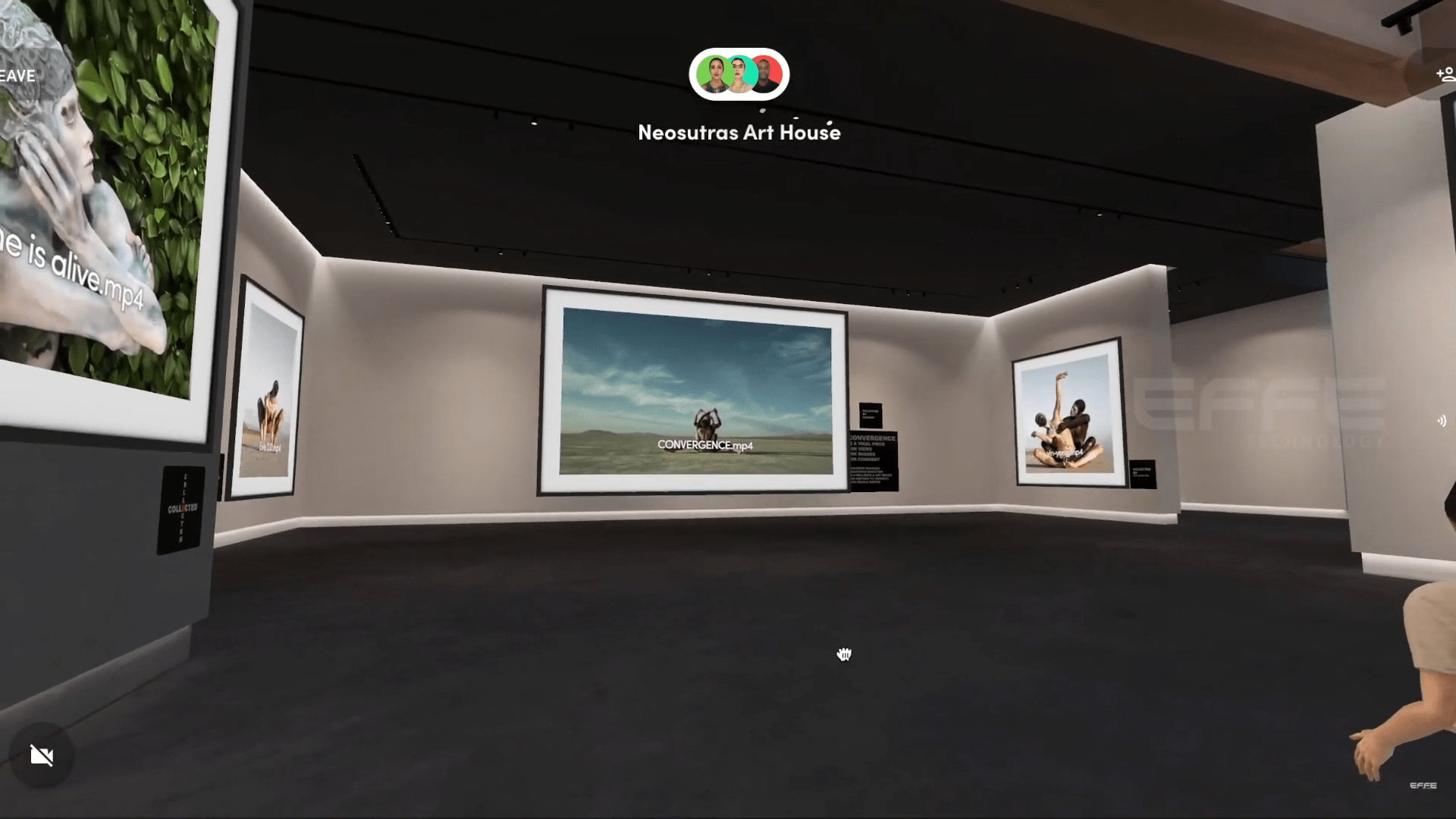 VR Room for NFT Art Gallery
