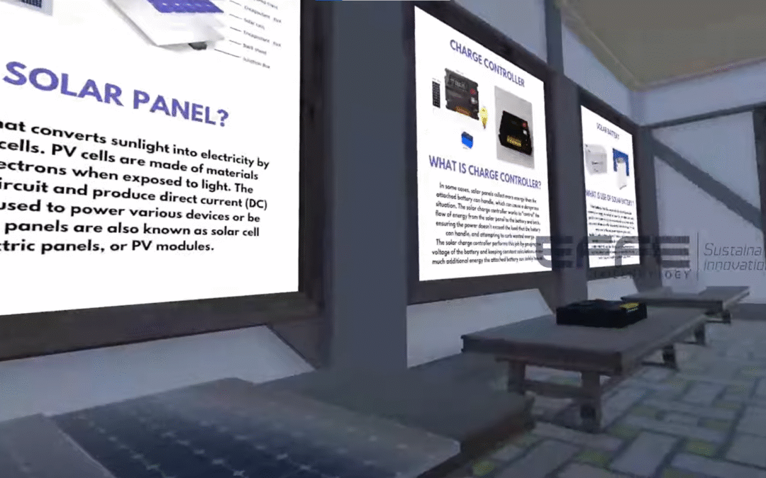 VR Solar Panel Power Generation Training Simulation – Walkthrough Experience