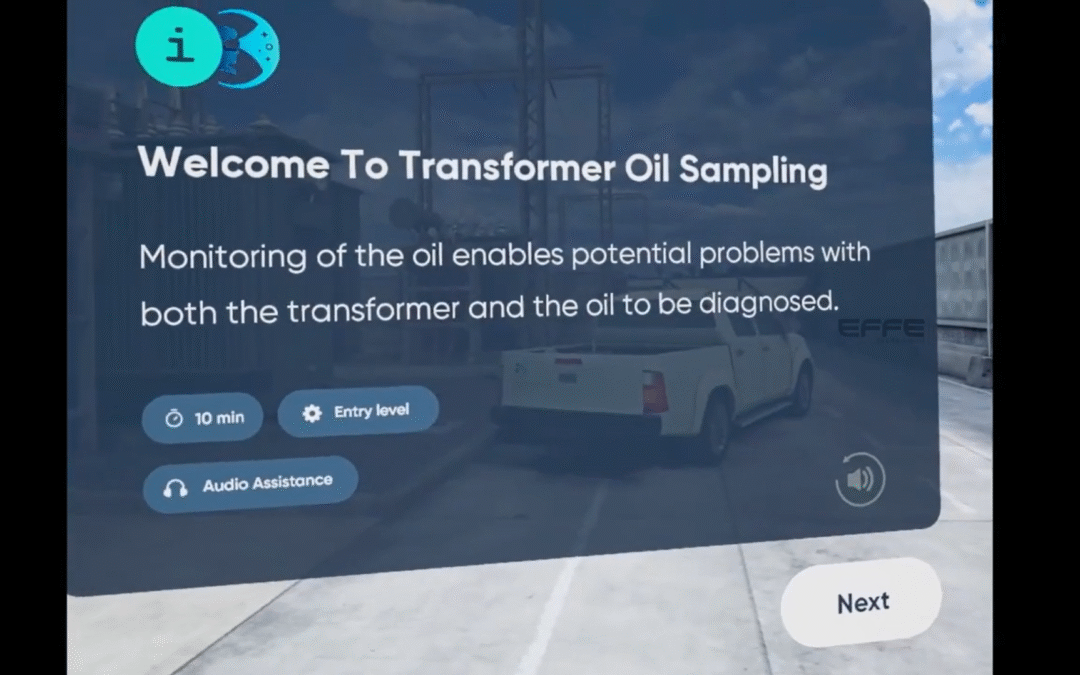 VR in Oil Maintenance Training: Transformer Oil Sampling Simulation | EFFE Technology