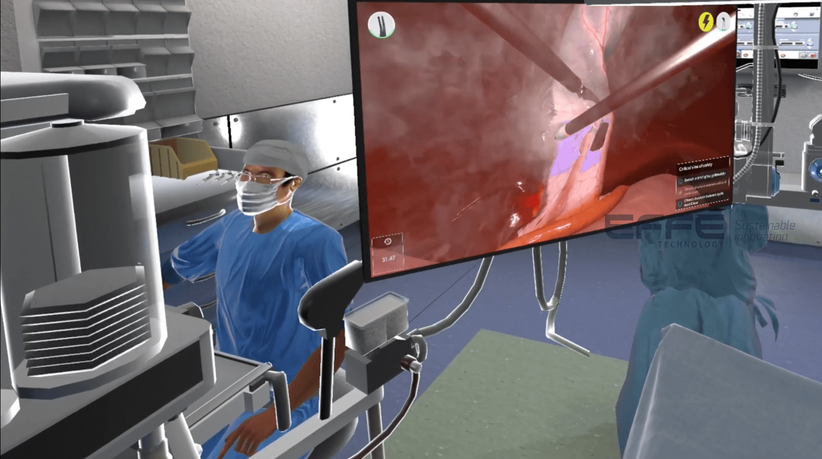 laparoscopic surgery VR simulator