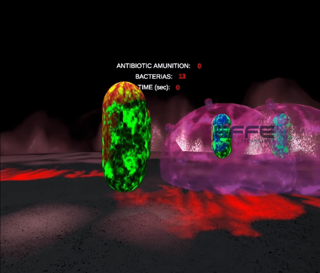 antibiotic resistance VR simulation