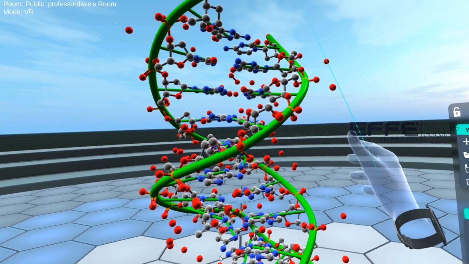 DNA replication VR simulation