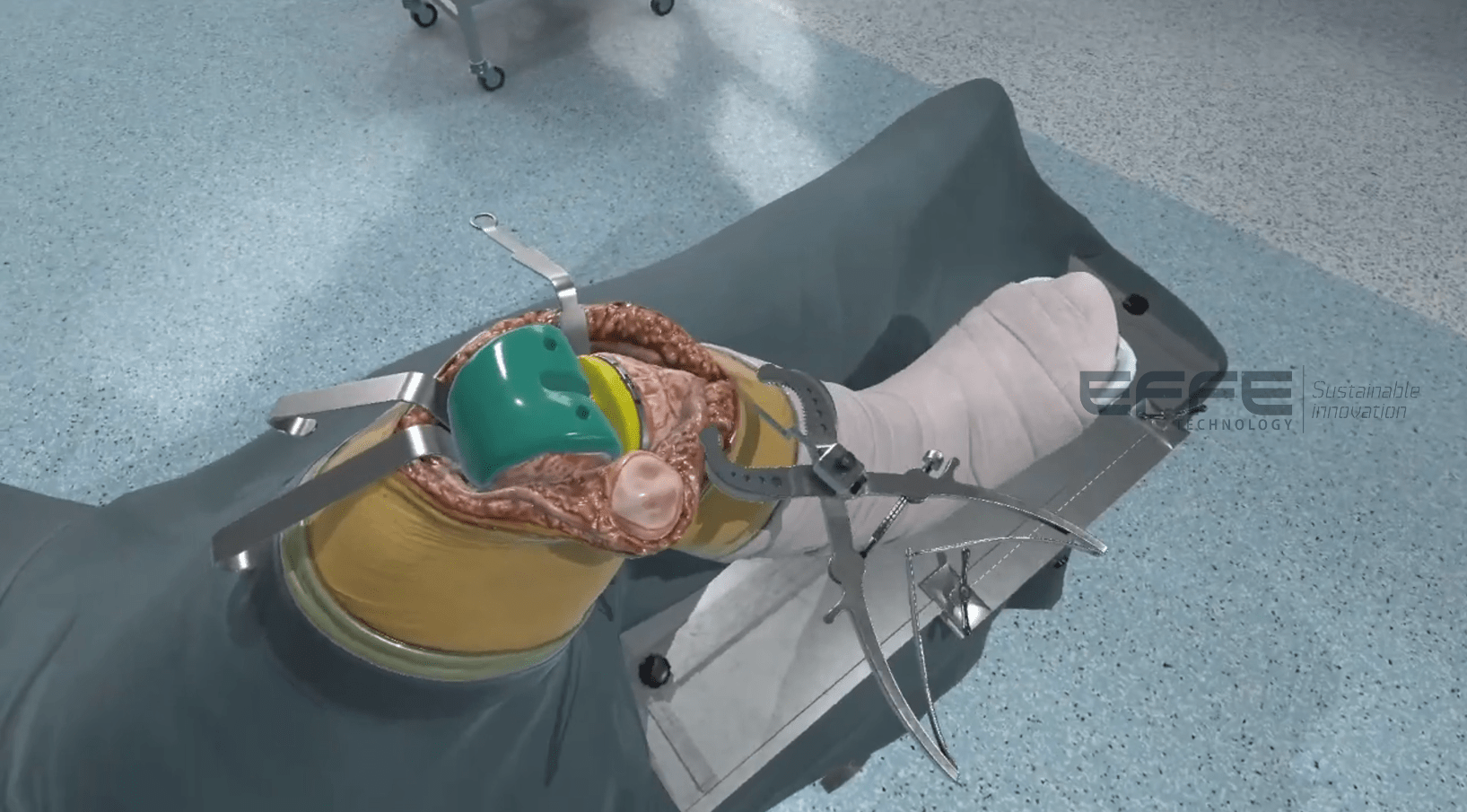 knee surgery VR training simulator