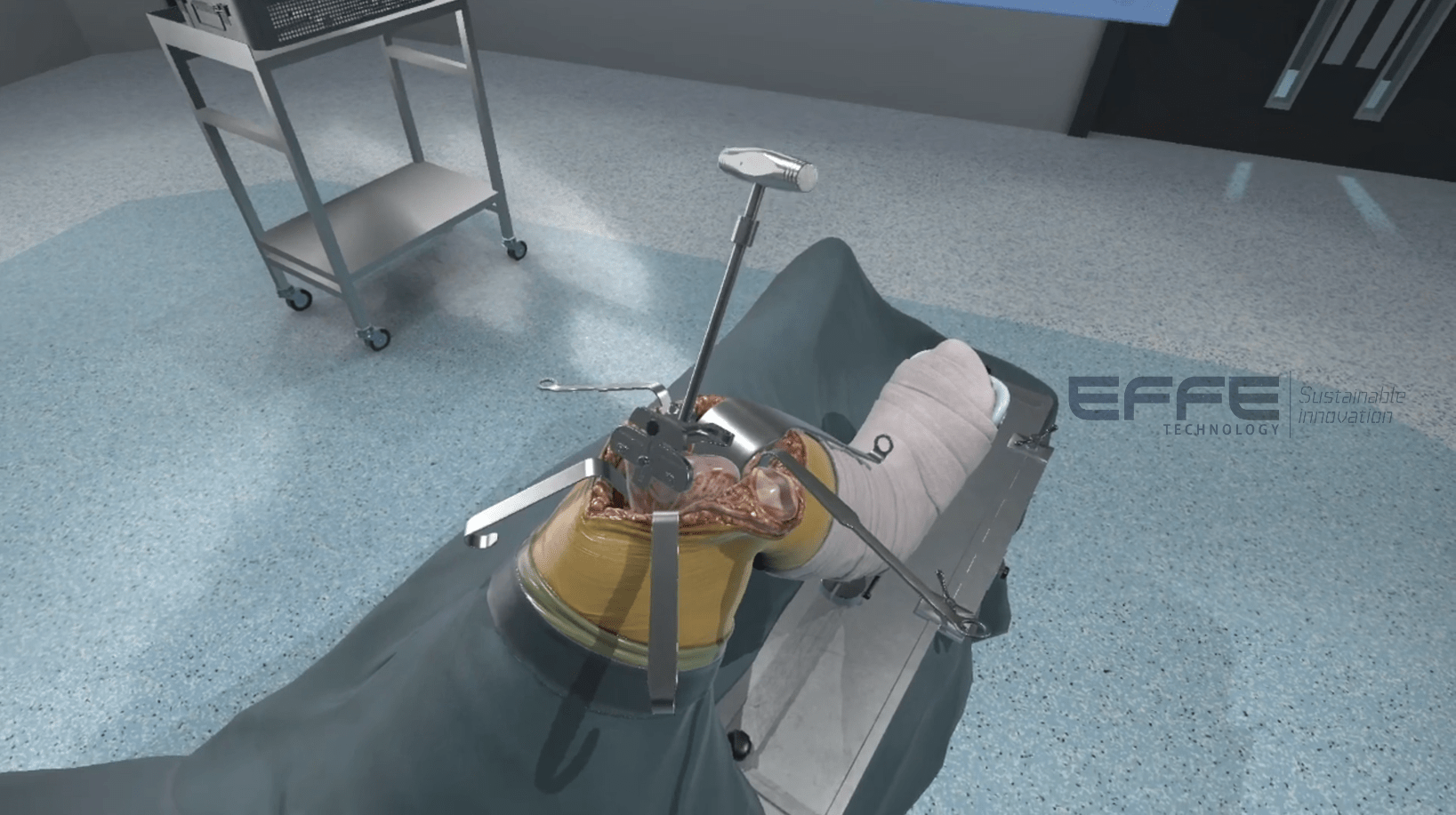  knee surgery VR training simulator