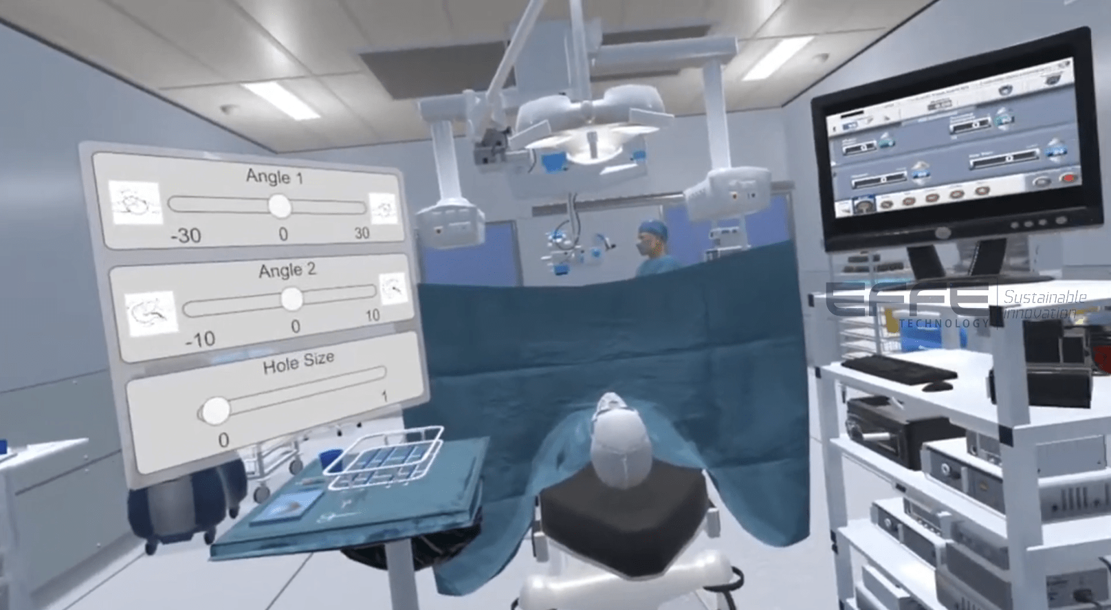 VR craniotomy simulation