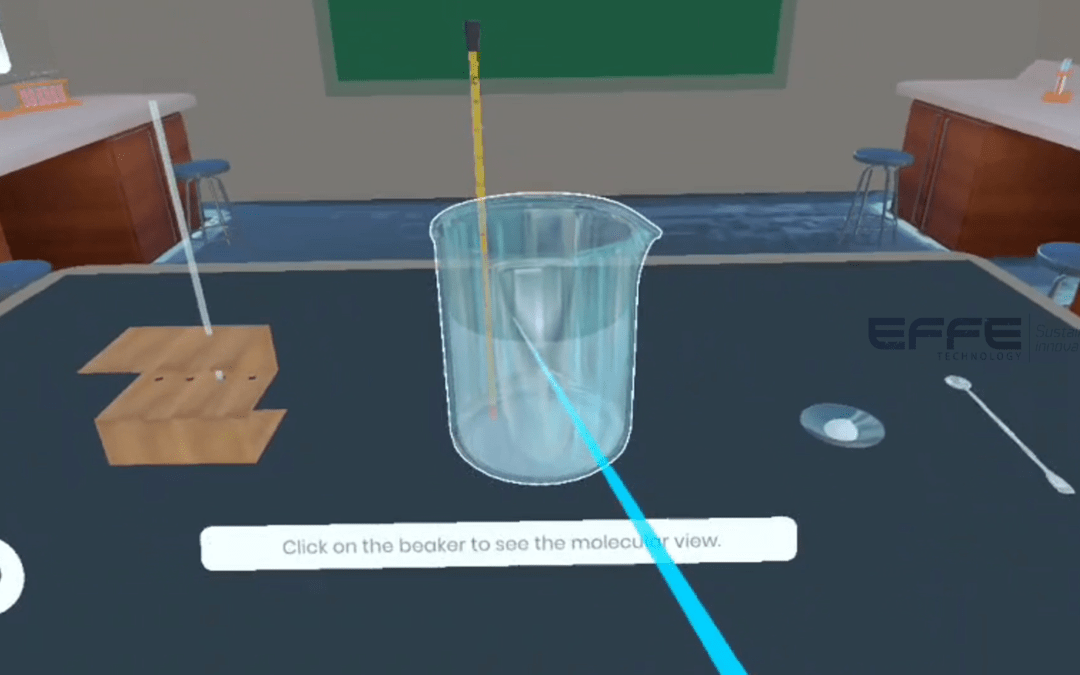 VR Chemistry Lab – Types of Chemical Reactions – Decomposition Reaction. 3D VR Simulation for K12 Students