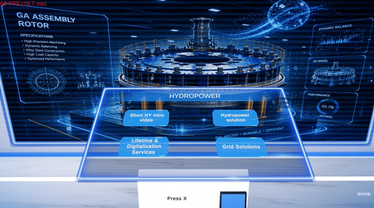 VR power plant training