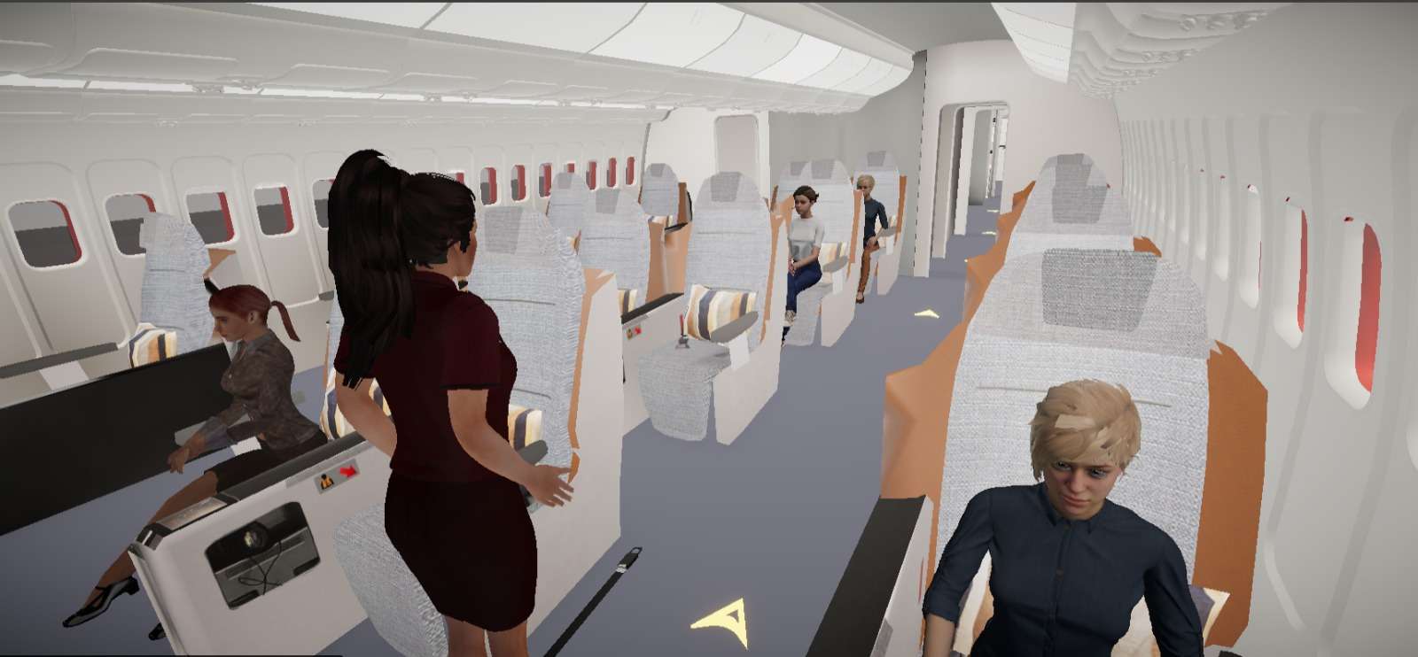 VR aviation walkthrough