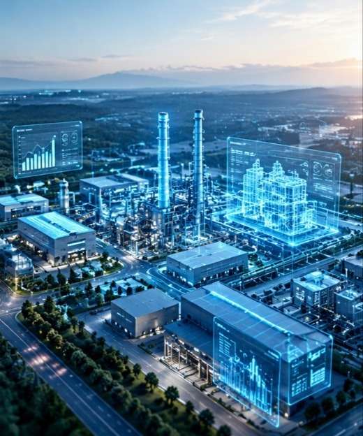 Digital twin of an industrial facility